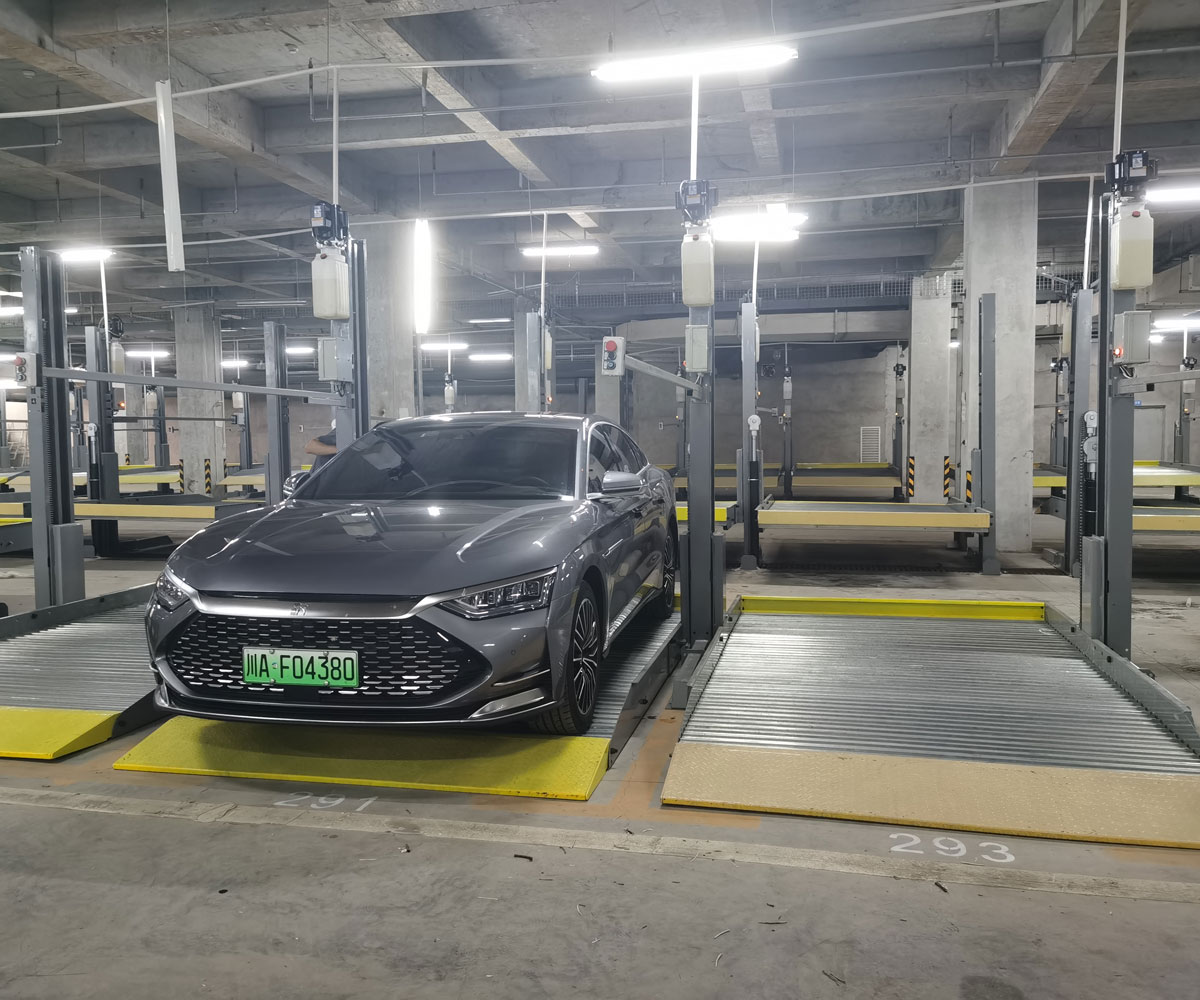 隆陽左右橫移機(jī)械式立體車庫回收