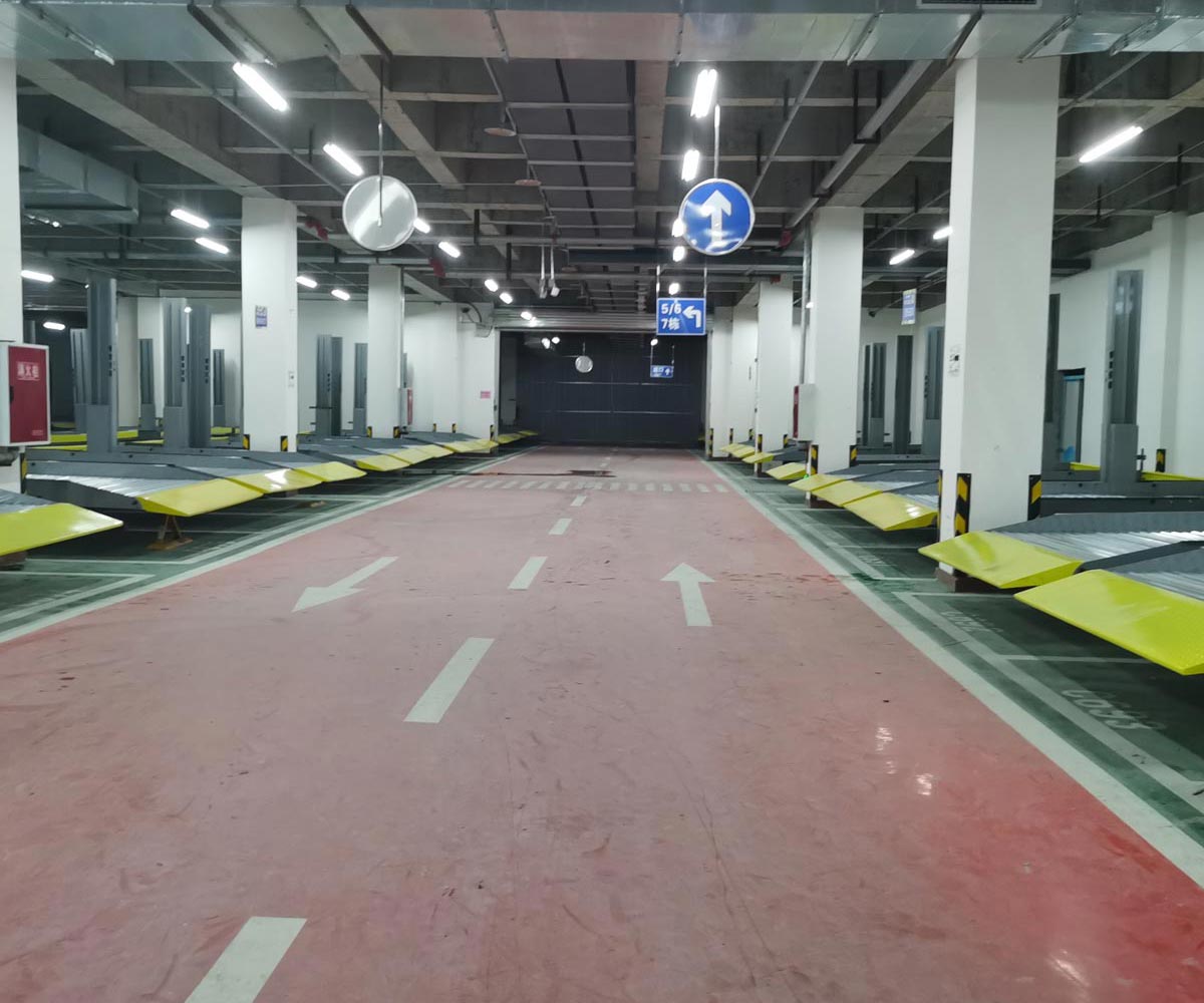 永善兩層升降橫移停車庫安裝