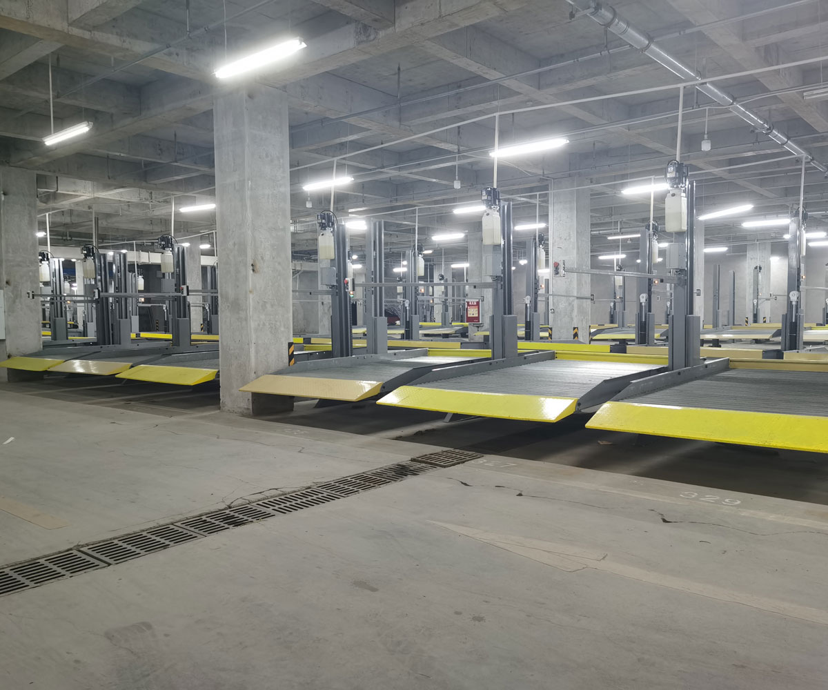 麗江左右橫移立體車庫停車設備二手