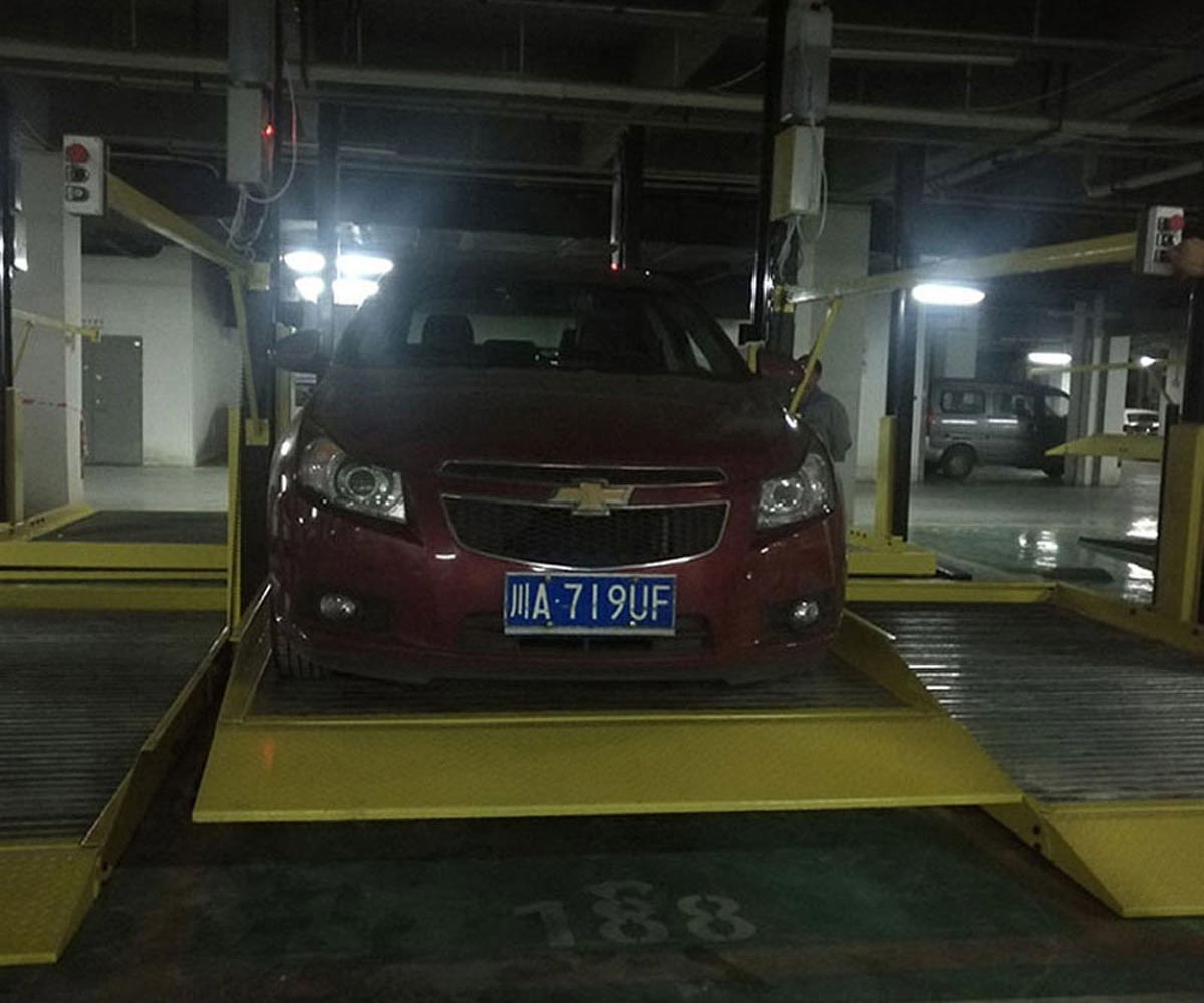 思茅雙柱簡易升降立體車庫停車設備過規劃
