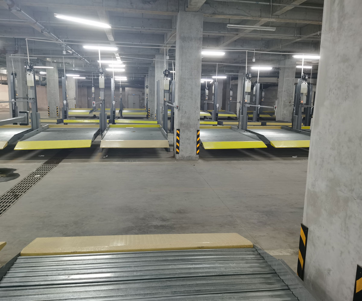 墨江二層簡易類機械車庫收購