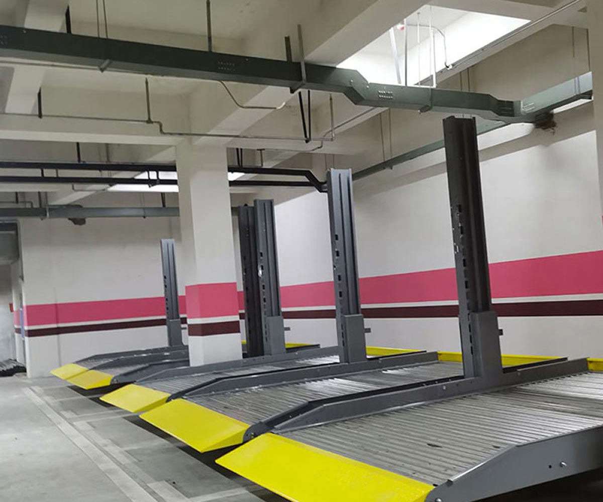 牟定二層簡易升降停車立體車庫租用