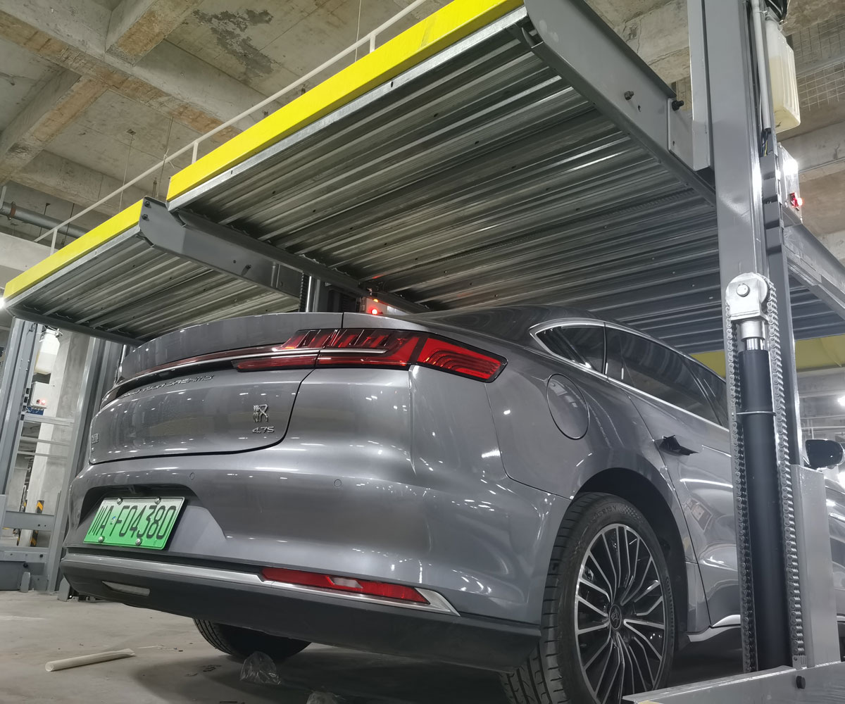 永善地下室雙柱簡易升降類機械式停車庫