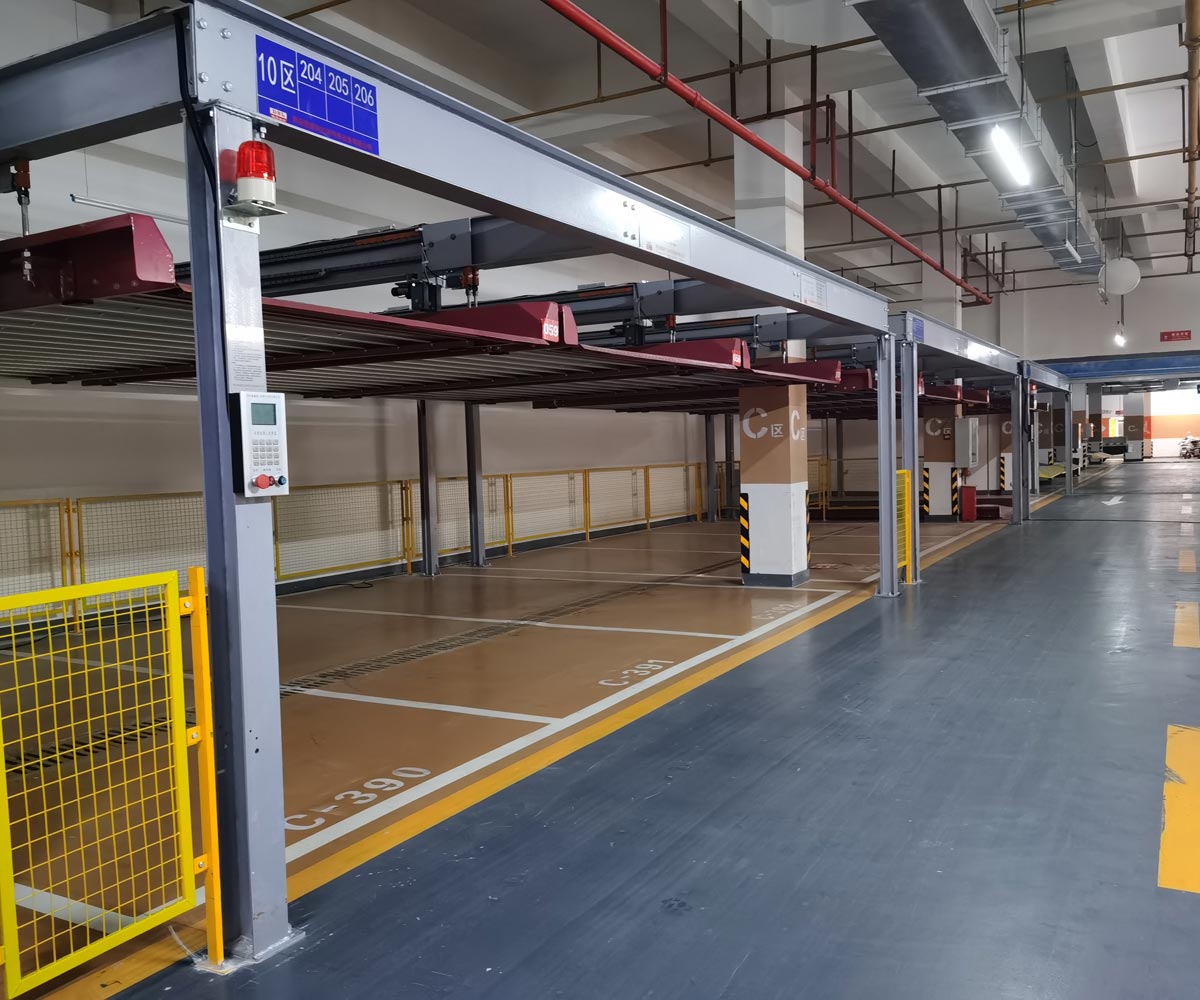 地下室雙層簡易升降機械式停車庫 地下室雙層簡易升降機械式停車庫