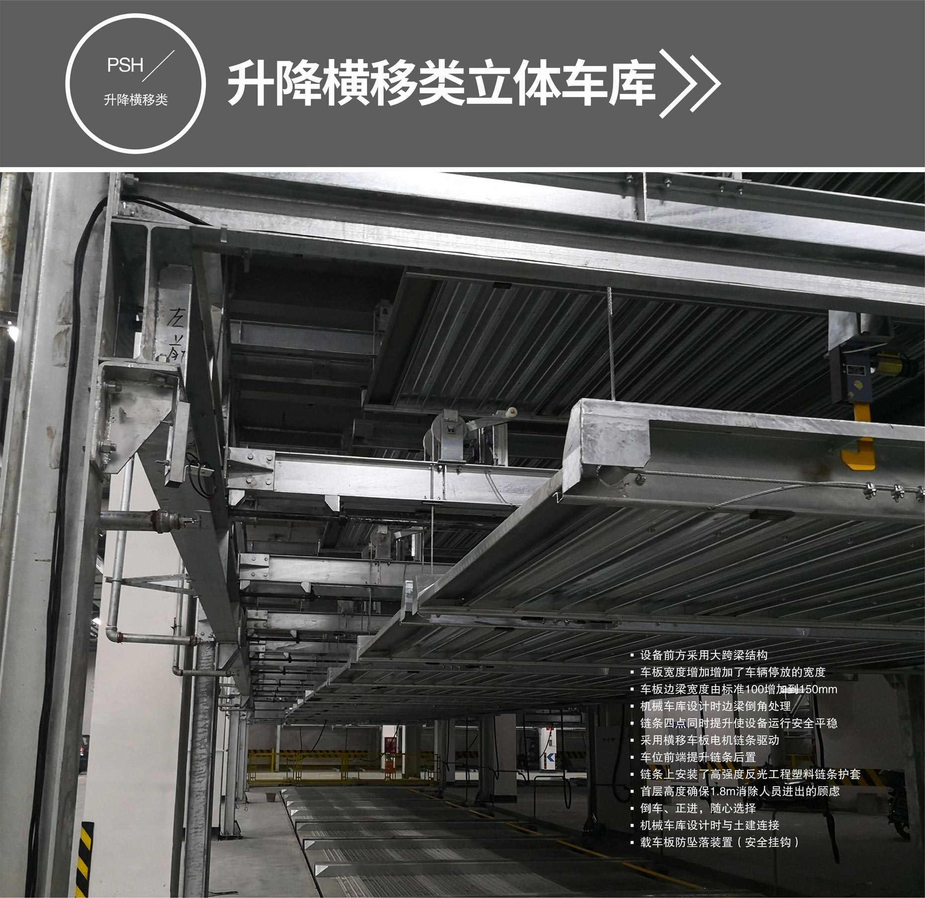四柱簡易車庫升降橫移式立體車庫